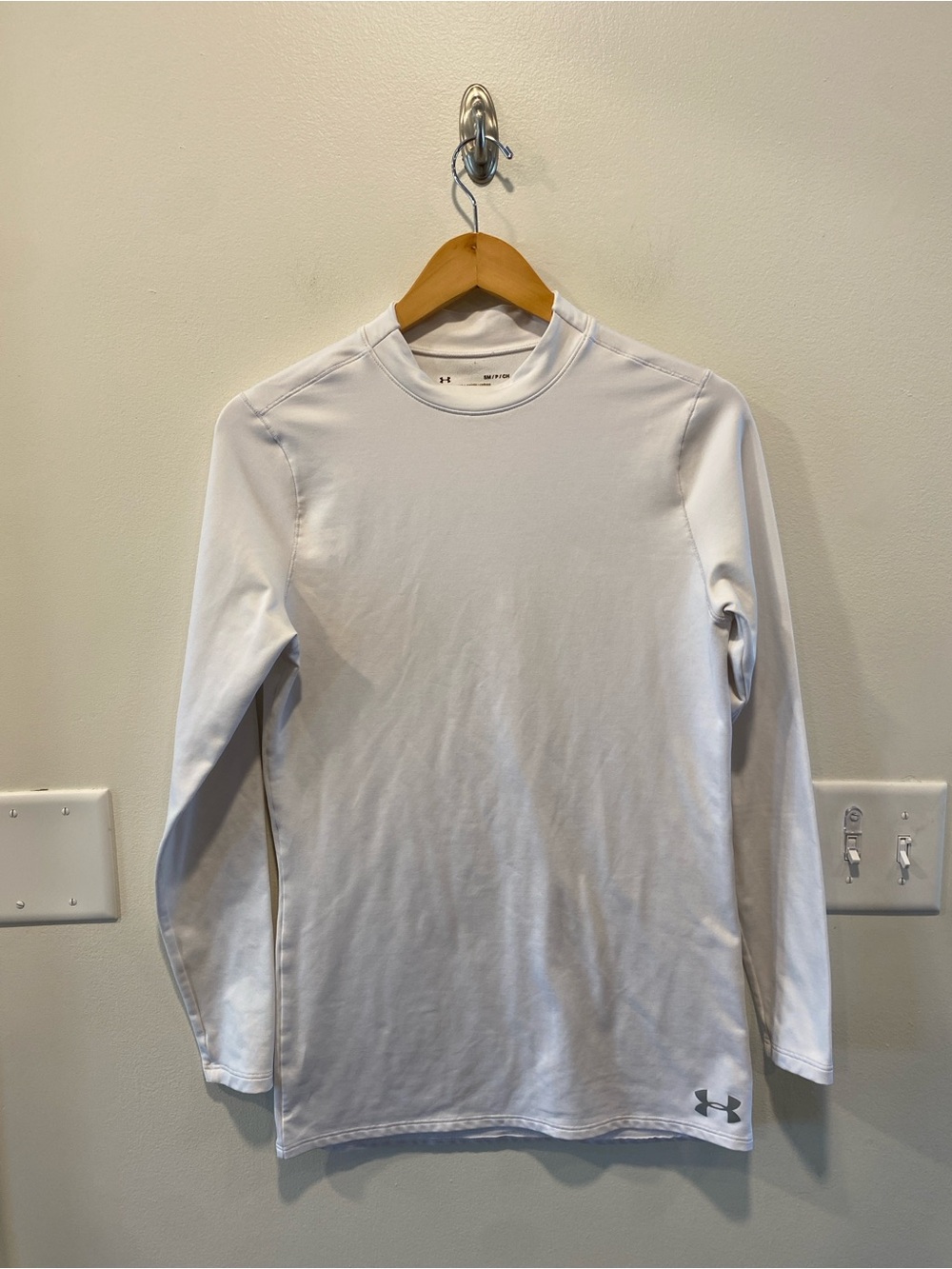 Under Armour UA ColdGear Compression long sleeve Shirt Small fitted mock neck